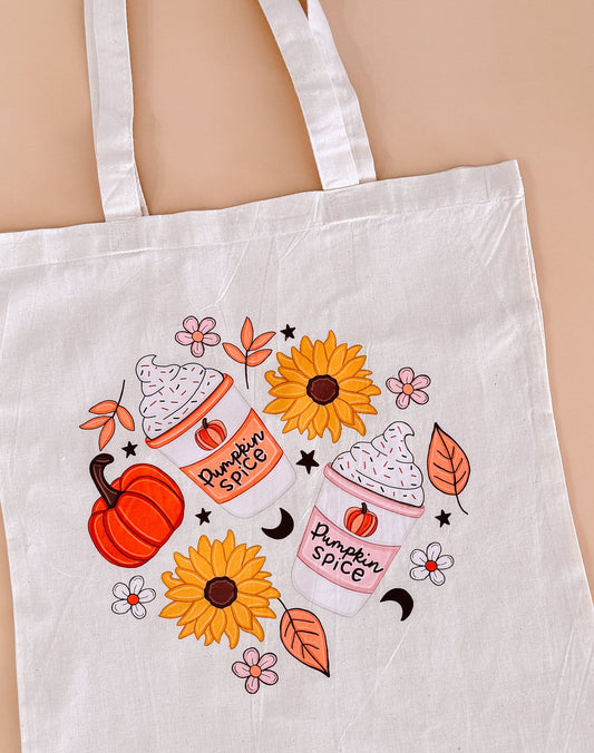 Pumpkin Spice Tote Bag