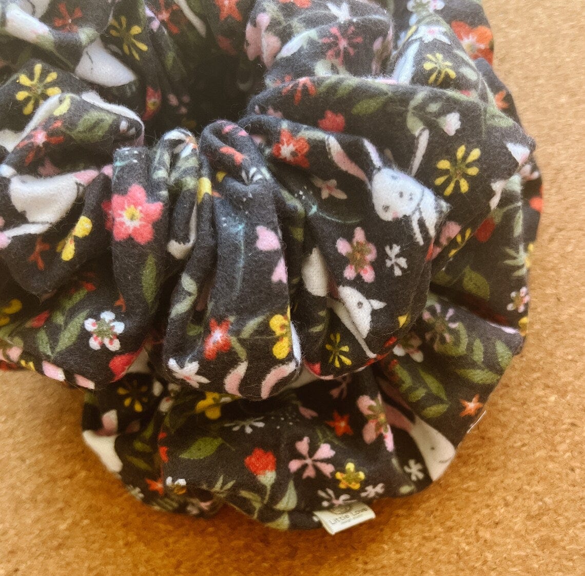 Easter midnight garden Bunny Scrunchie