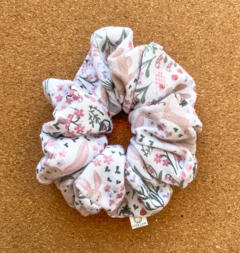 Easter garden Bunny Scrunchie