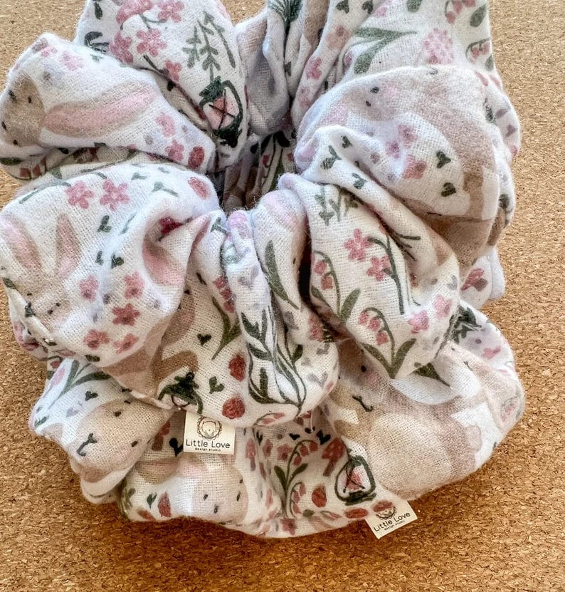 Easter garden Bunny Scrunchie