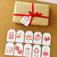 Strawberry Bun Bun Gift Tag Set