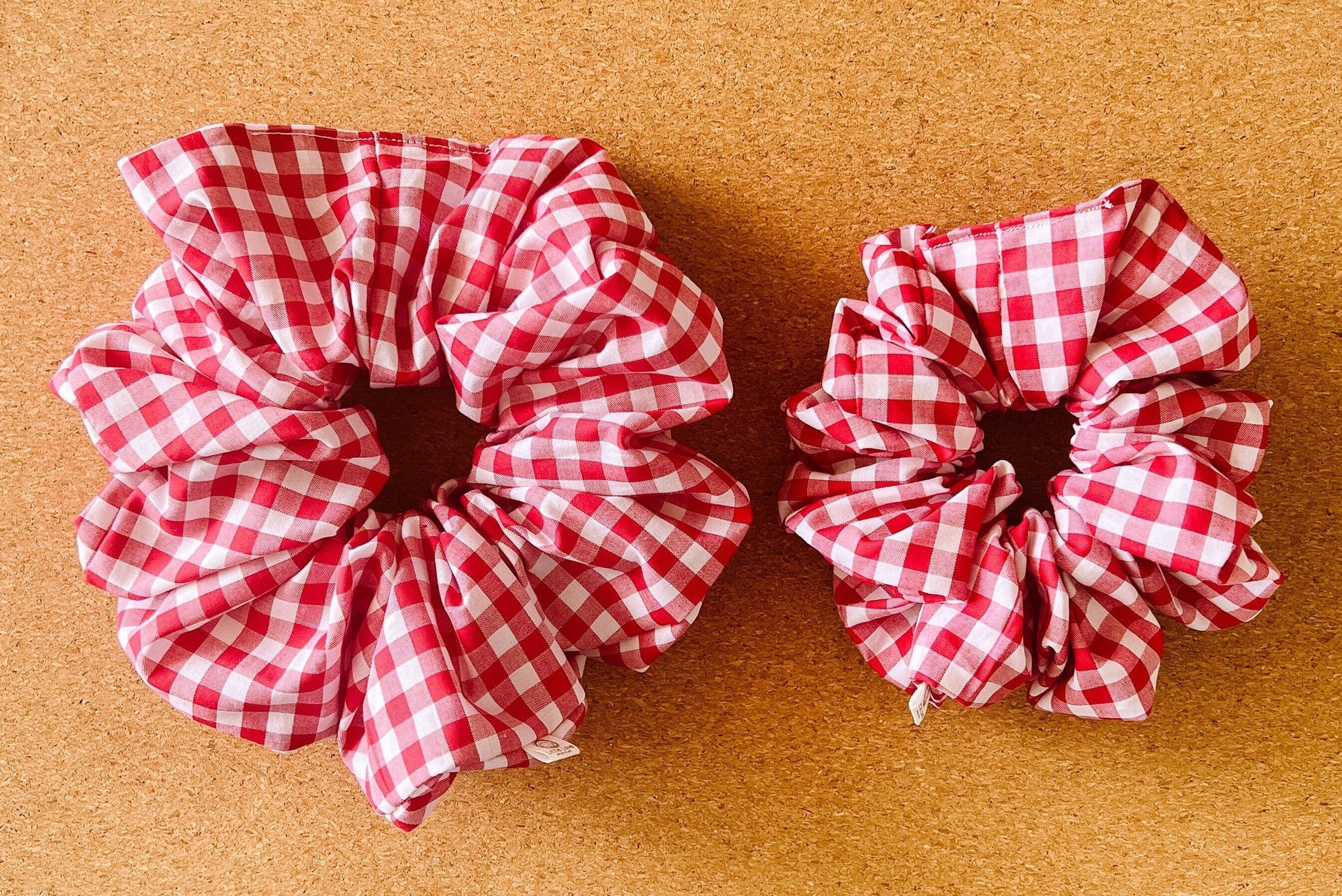 Red Gingham Scrunchie I XL scrunchies I gingham | gifts for her | teachers gift