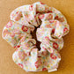 Pink Floral Scrunchie I mini me | gift's for her I children's scrunchies I XL scrunchies | mothers day gift