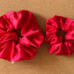 Red Satin Scrunchie | Christmas scrunchie | XL scrunchie | secret santa | Kris Kringle gifts