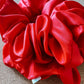 Red Satin Scrunchie | Christmas scrunchie | XL scrunchie | secret santa | Kris Kringle gifts