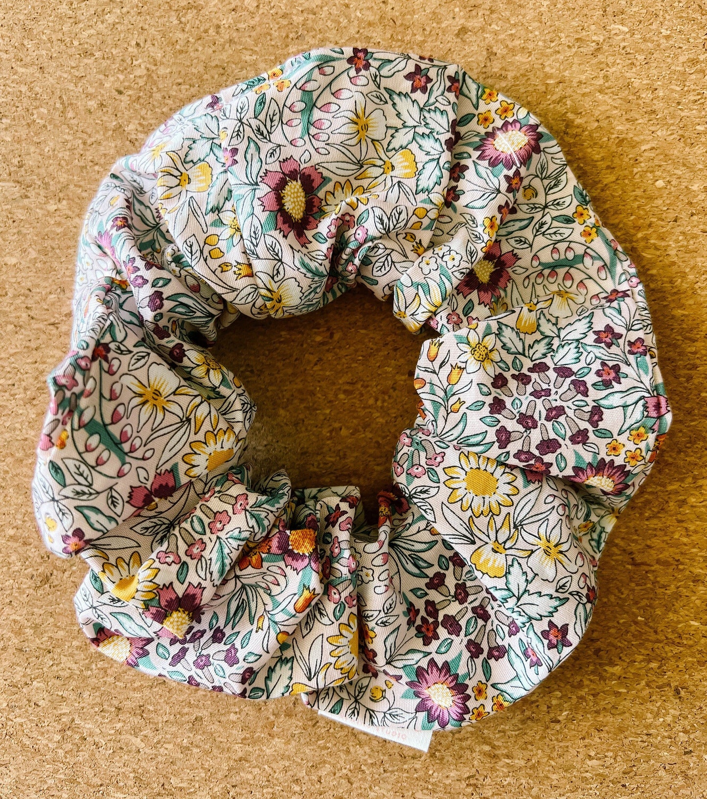 Vintage Garden Scrunchie | XL scrunchie | floral scrunchie | gift's for her | Easter gift | stocking filler