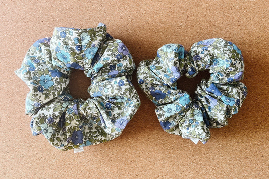 English Garden Floral Scrunchie | floral scrunchies | XL scrunchies | gift's for her | birthday gift