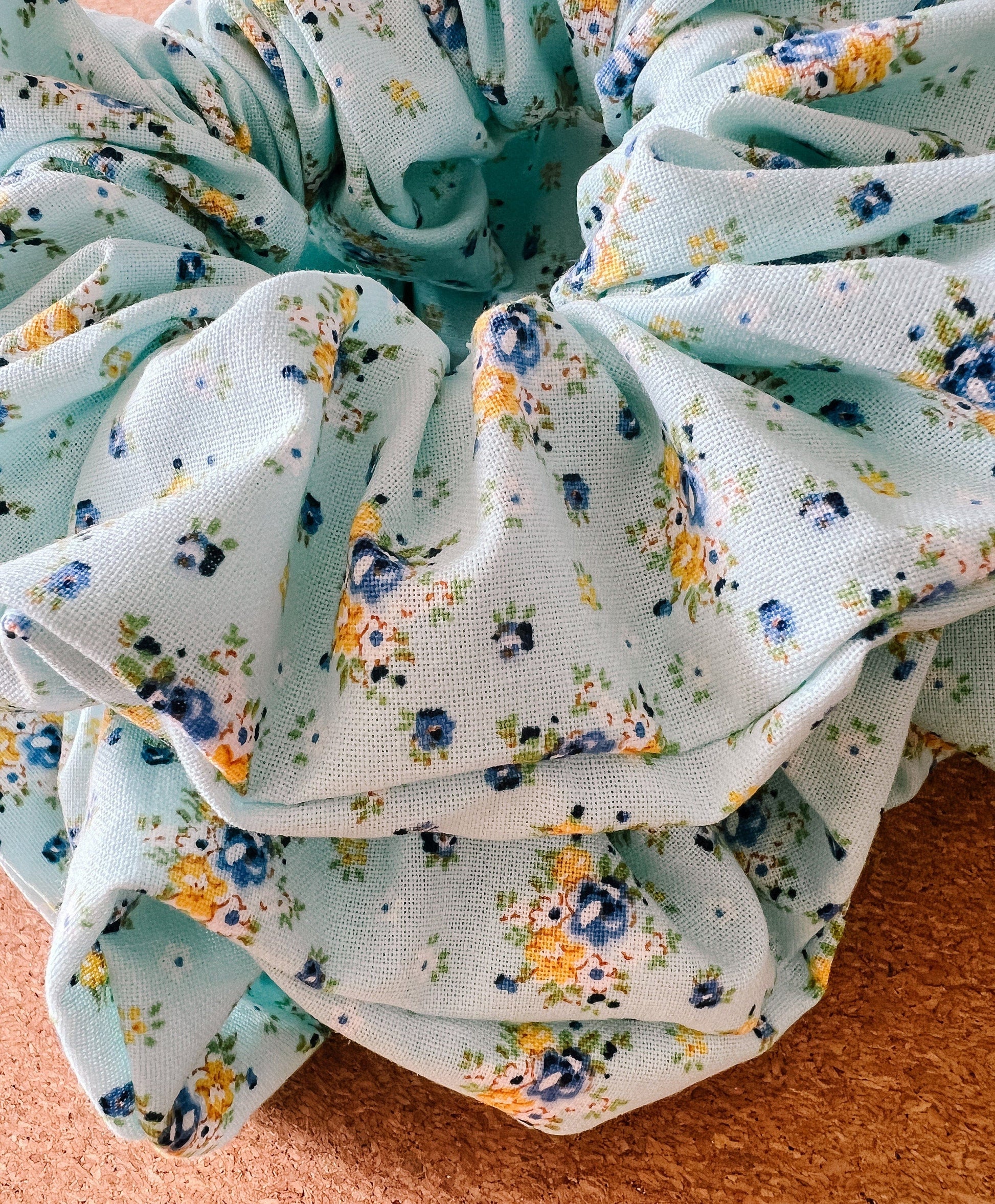 Vintage Florals Scrunchie I XL Scrunchies I children's Scrunchies | floral Scrunchy | Gifts for her