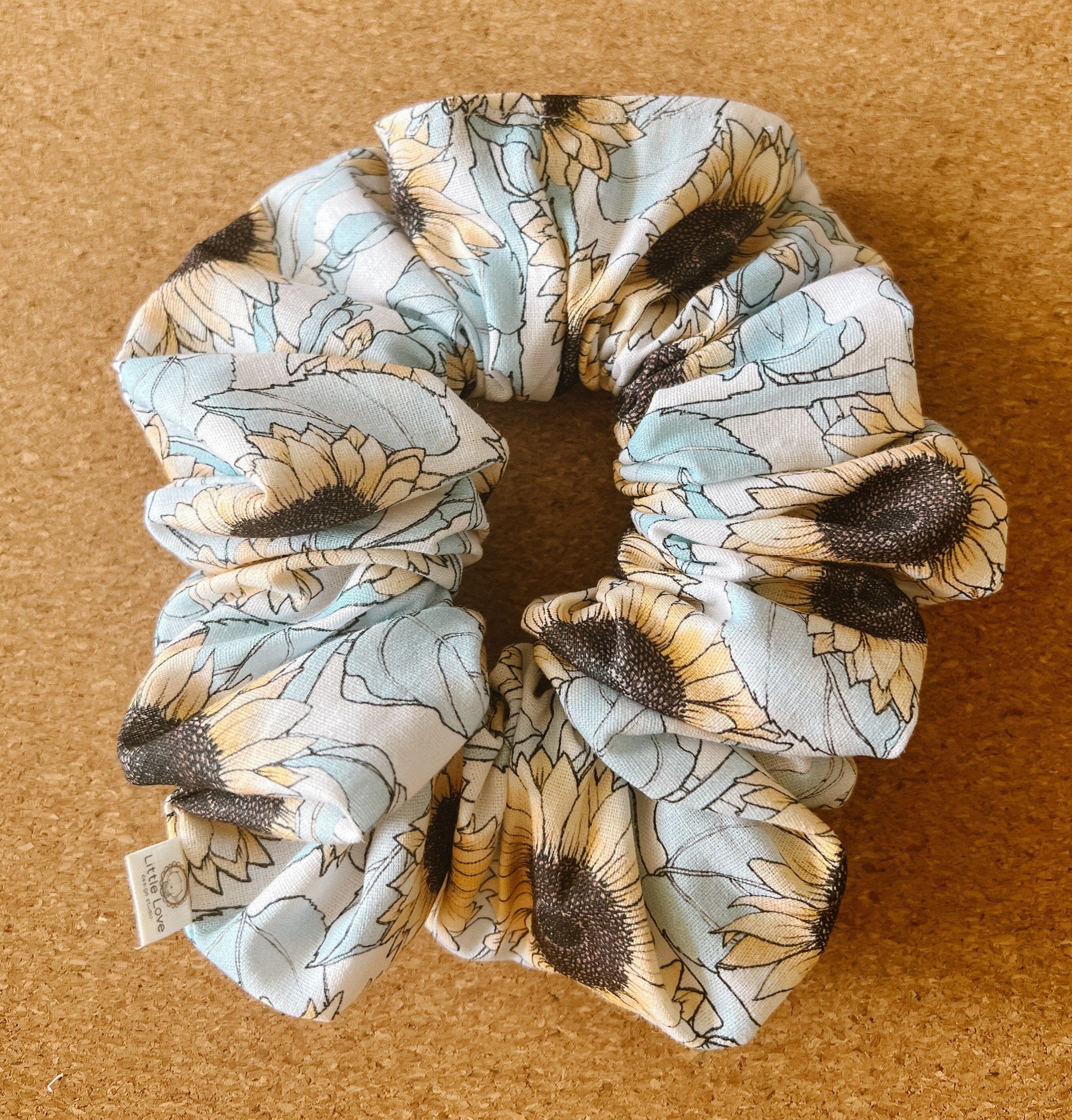 Sunflowers Scrunchie I XL scrunchies I gift's for her I children's scrunchies | sunflower