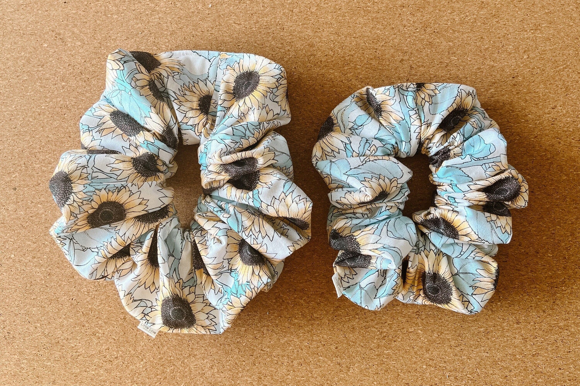 Sunflowers Scrunchie I XL scrunchies I gift's for her I children's scrunchies | sunflower