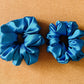 royal blue satin scrunchie I XL scrunchies I gift for her | bridesmaids gift | birthday gift