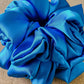 royal blue satin scrunchie I XL scrunchies I gift for her | bridesmaids gift | birthday gift