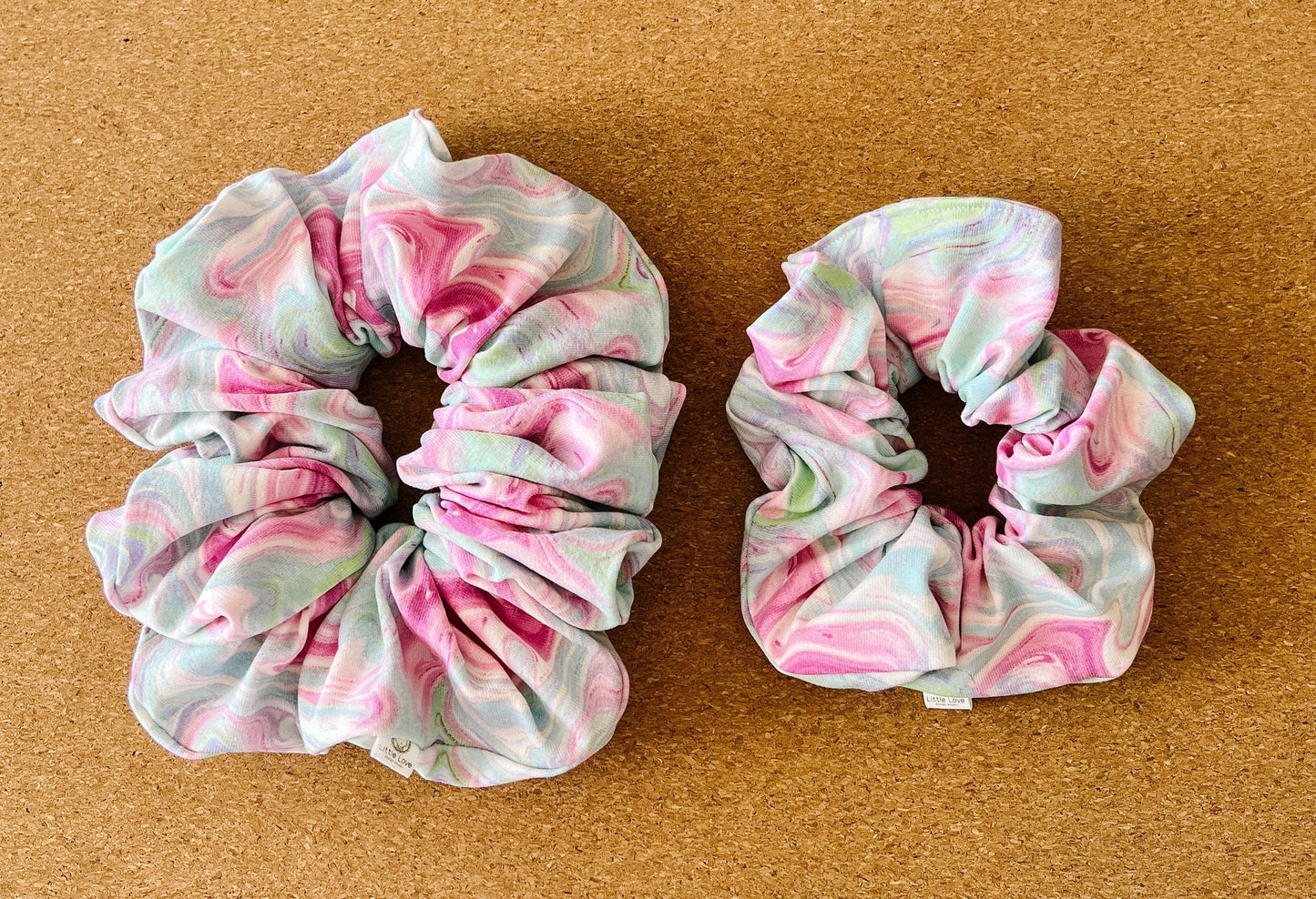 Rainbow swirl Scrunchie | XXL scrunchies | hair accessories | gift's for her | mothers day gift