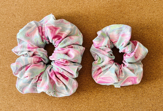 Rainbow swirl Scrunchie | XXL scrunchies | hair accessories | gift's for her | mothers day gift