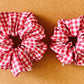 Red Gingham Scrunchie I XL scrunchies I gingham | gifts for her | teachers gift