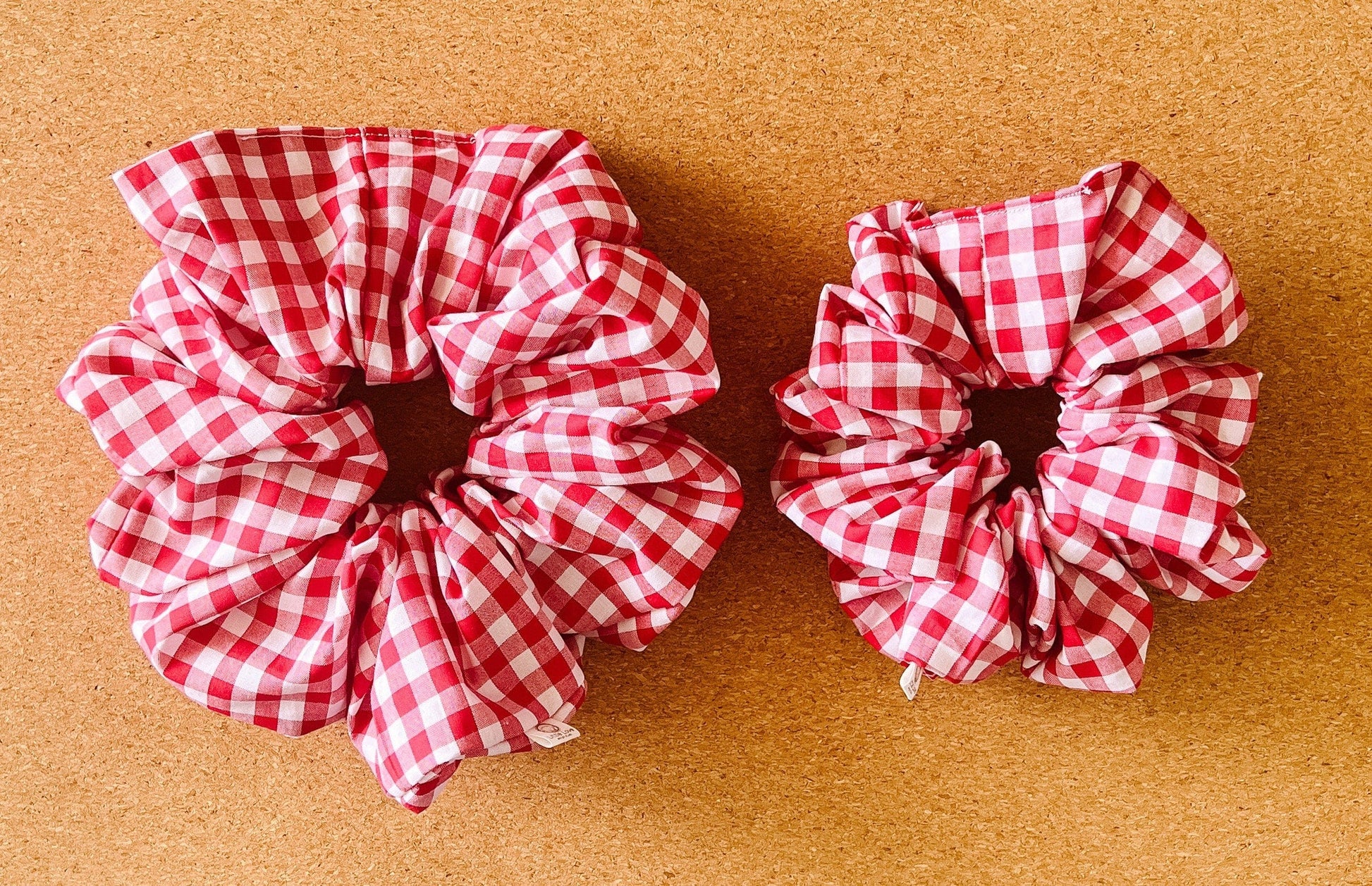 Red Gingham Scrunchie I XL scrunchies I gingham | gifts for her | teachers gift