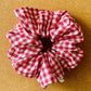 Red Gingham Scrunchie I XL scrunchies I gingham | gifts for her | teachers gift