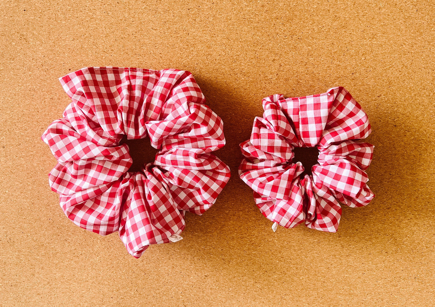 Red Gingham Scrunchie I XL scrunchies I gingham | gifts for her | teachers gift