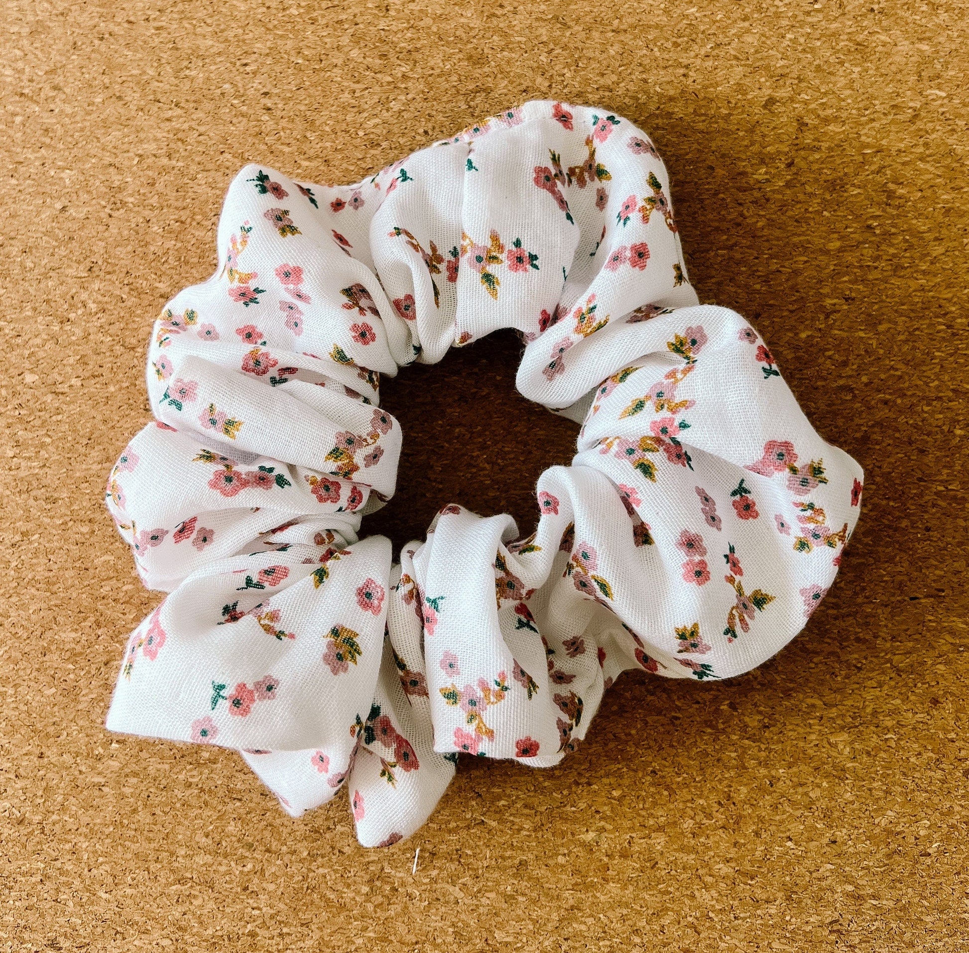 Autumn Garden Scrunchie | XL scrunchie I pretty floral scrunchie I gift's for her | birthday gift