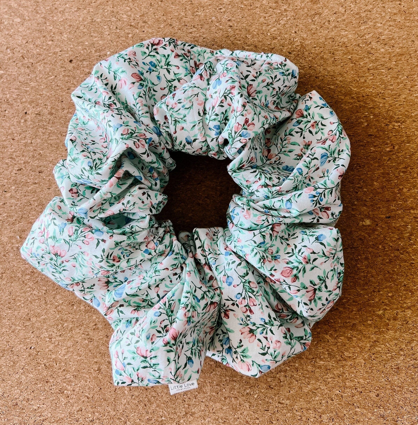 Pretty Poplin Scrunchie I XL scrunchie I floral scrunchie I kid's scrunchies I birthday gift