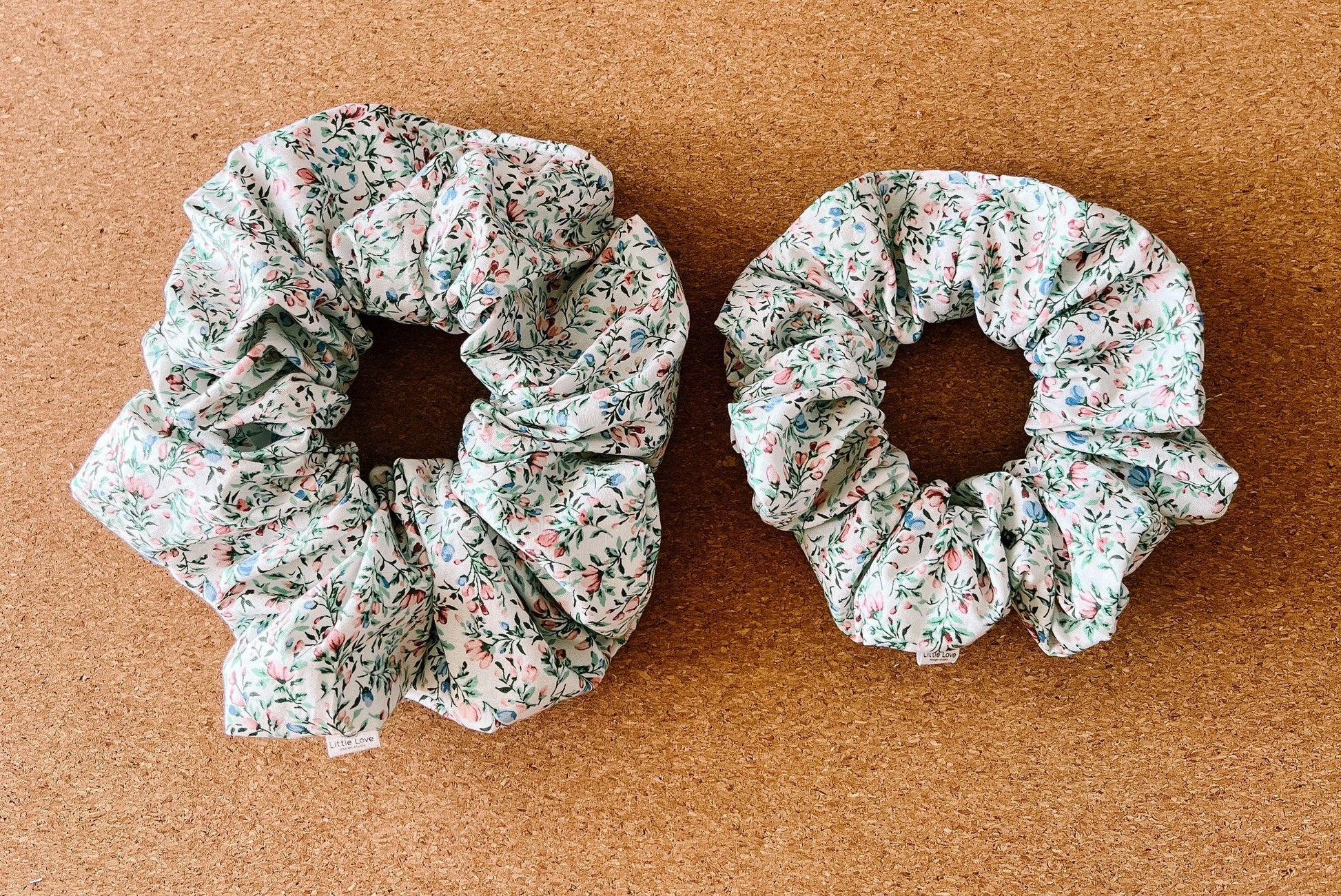 Pretty Poplin Scrunchie I XL scrunchie I floral scrunchie I kid's scrunchies I birthday gift