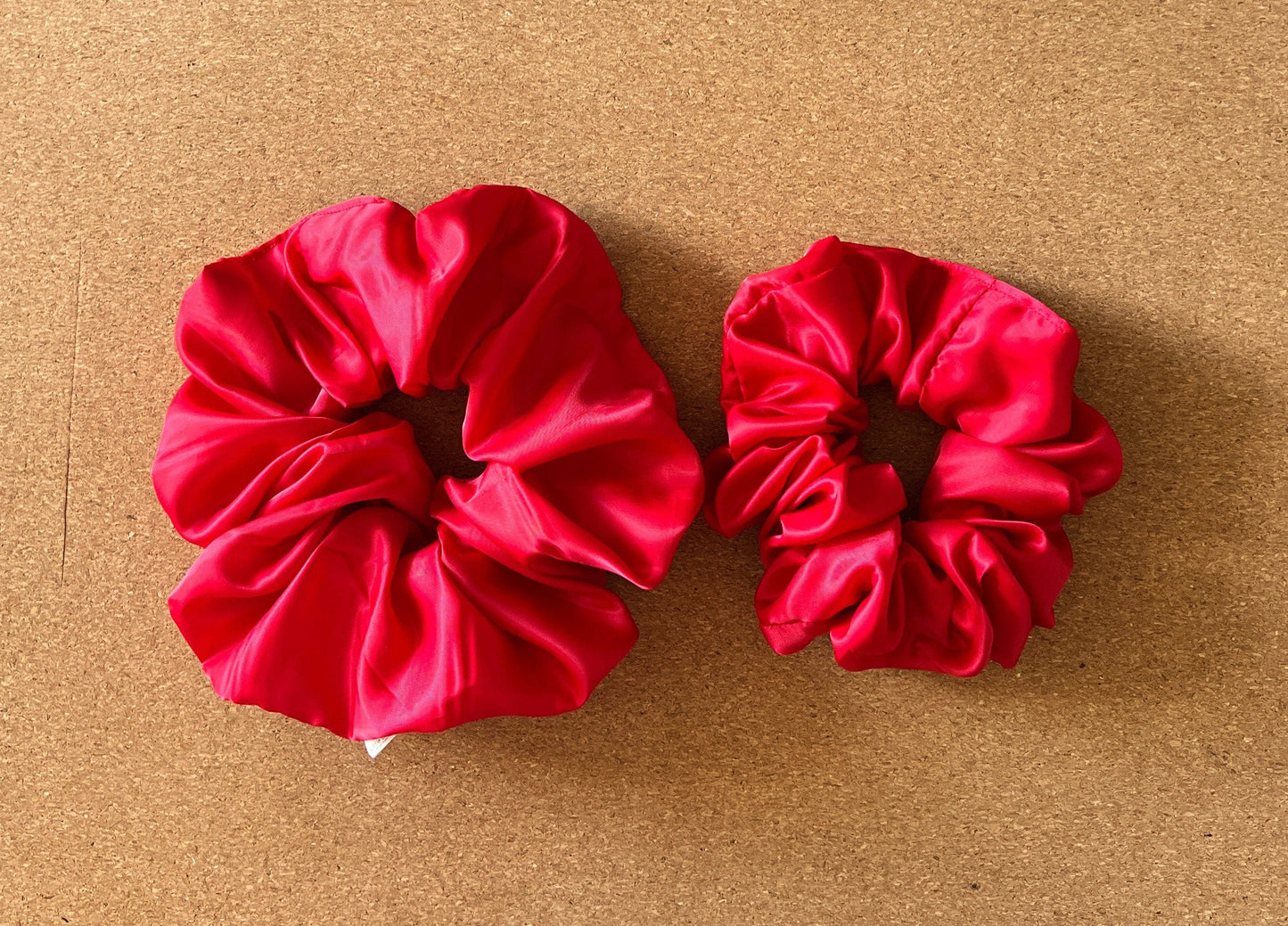 Red Satin Scrunchie | Christmas scrunchie | XL scrunchie | secret santa | Kris Kringle gifts