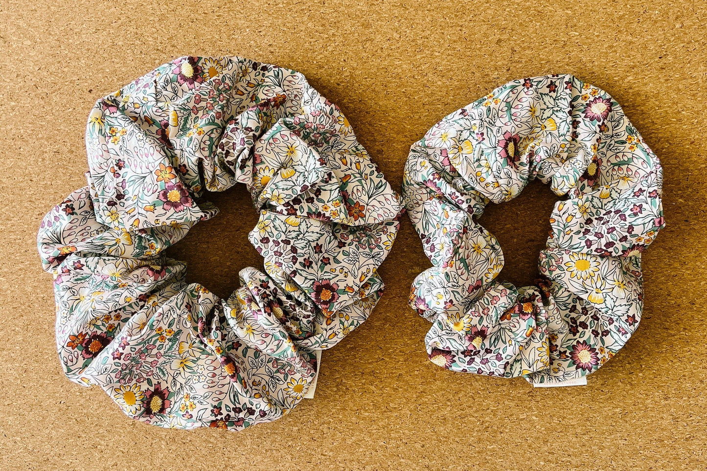 Vintage Garden Scrunchie | XL scrunchie | floral scrunchie | gift's for her | Easter gift | stocking filler