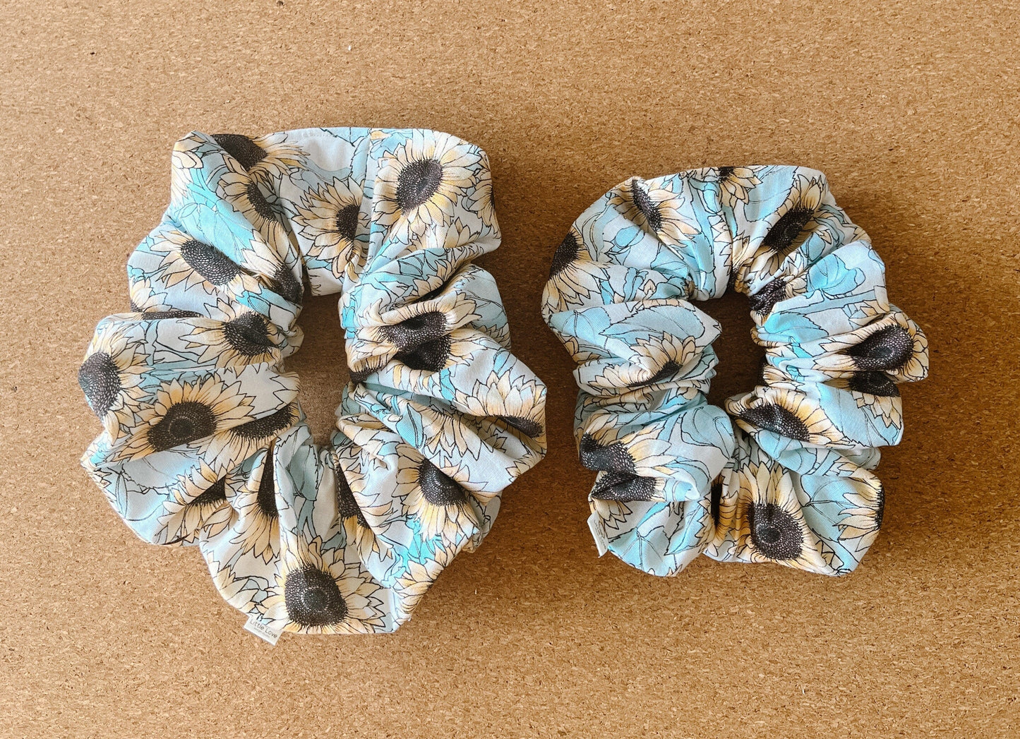 Sunflowers Scrunchie I XL scrunchies I gift's for her I children's scrunchies | sunflower