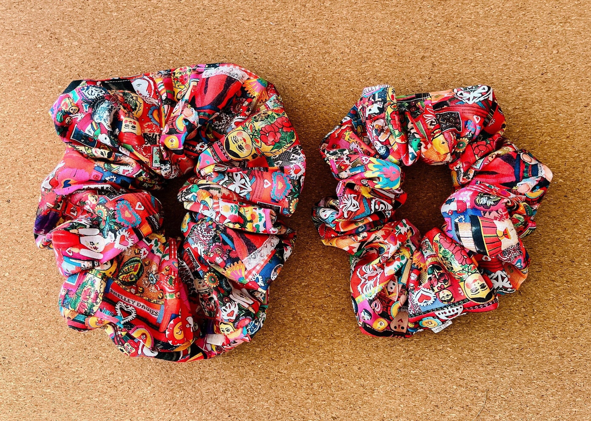 Babushka Scrunchie | XL scrunchies | gift's for her | Babushka doll | birthday present