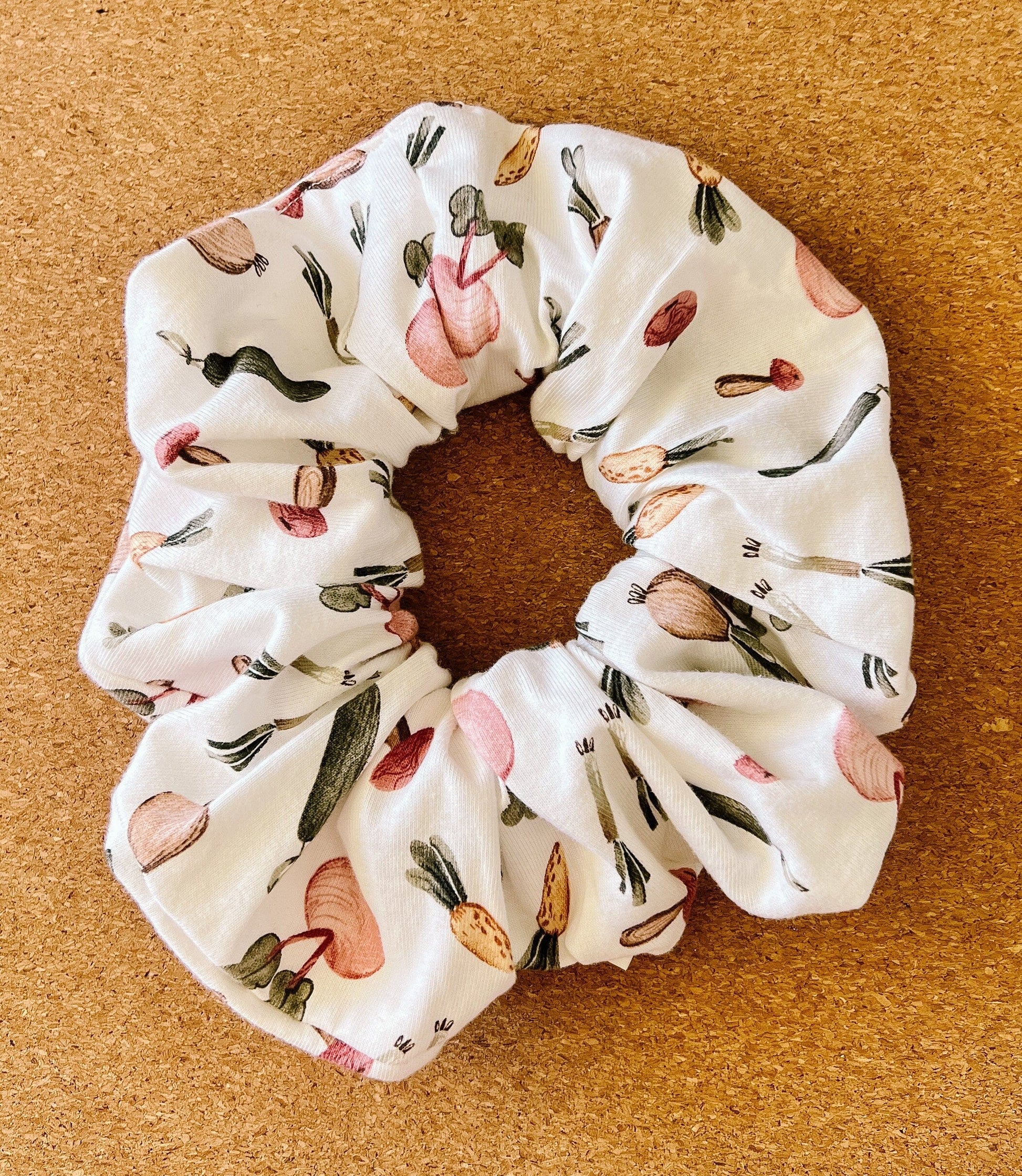 Vegetables Scrunchie | XL scrunchies | gardening | vegetable garden | hair accessories