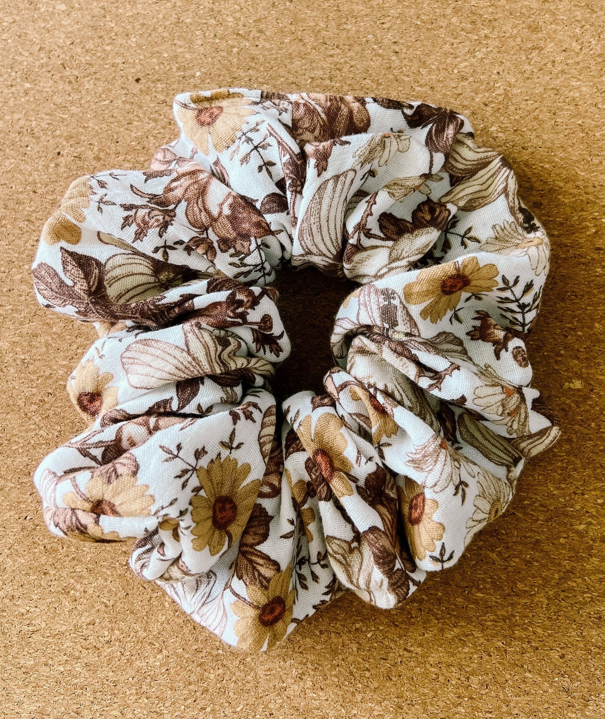 Vintage Florals Scrunchie | XL scrunchies I mini me I vintage style | mothers day gift