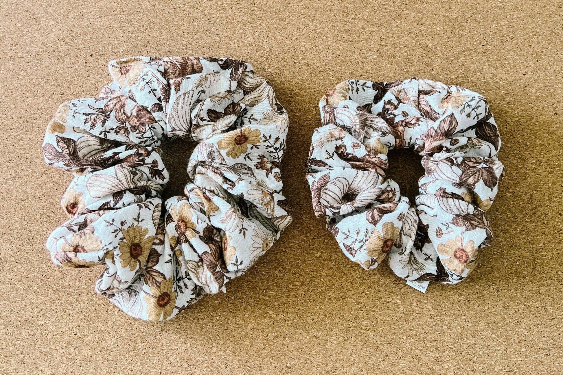 Vintage Florals Scrunchie | XL scrunchies I mini me I vintage style | mothers day gift