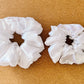 White Satin Scrunchie | XL scrunchie | bridesmaids gift | bridal shower | mothers day gift