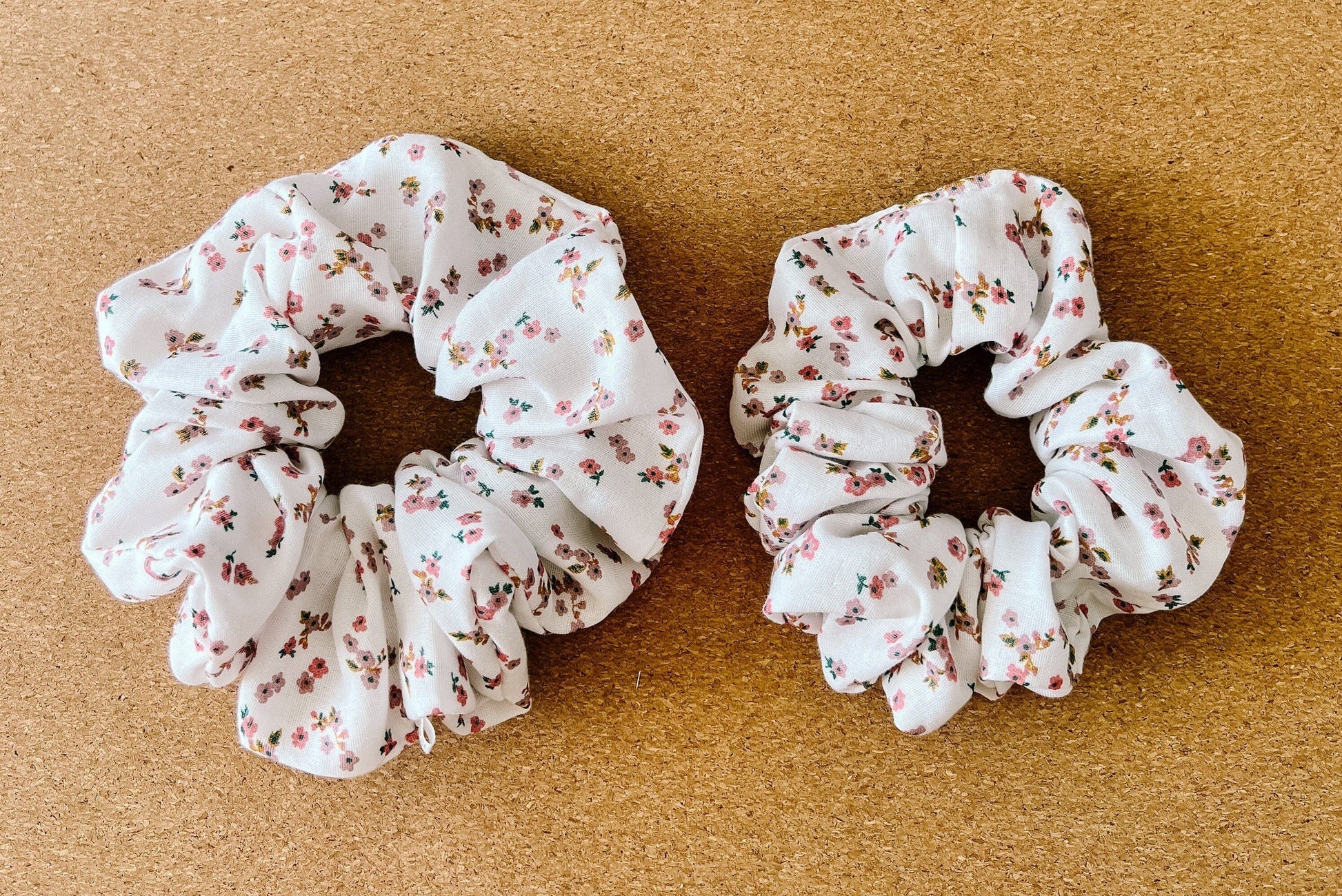 Autumn Garden Scrunchie | XL scrunchie I pretty floral scrunchie I gift's for her | birthday gift