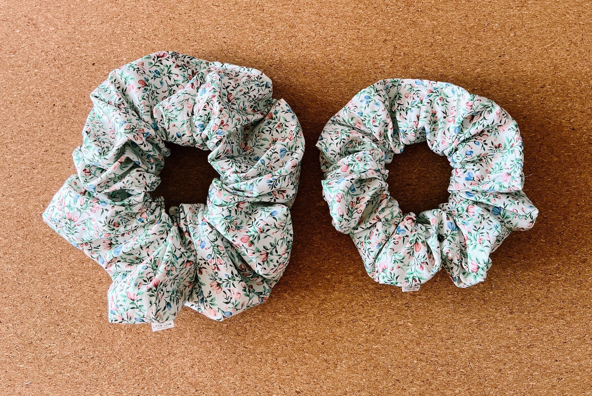 Pretty Poplin Scrunchie I XL scrunchie I floral scrunchie I kid's scrunchies I birthday gift