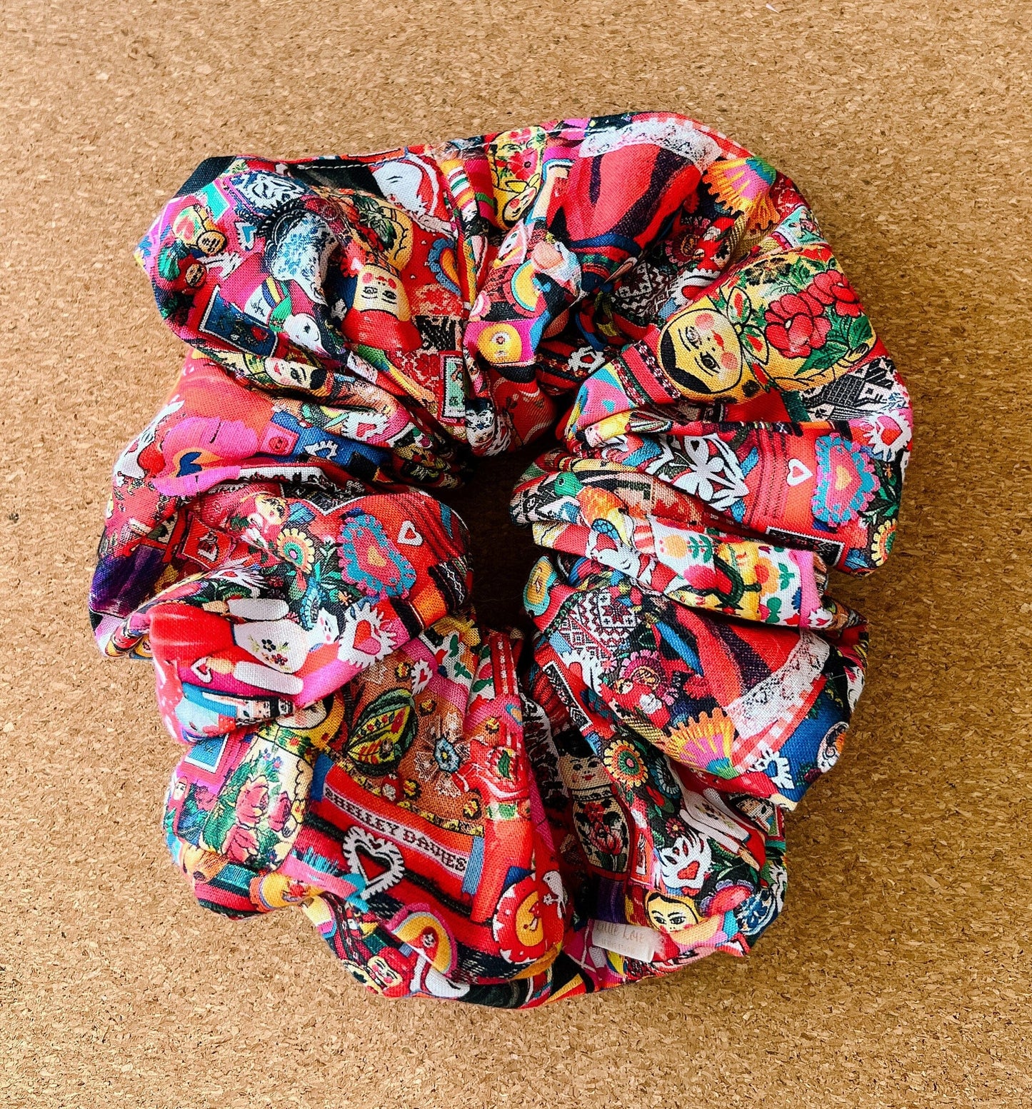 Babushka Scrunchie | XL scrunchies | gift's for her | Babushka doll | birthday present