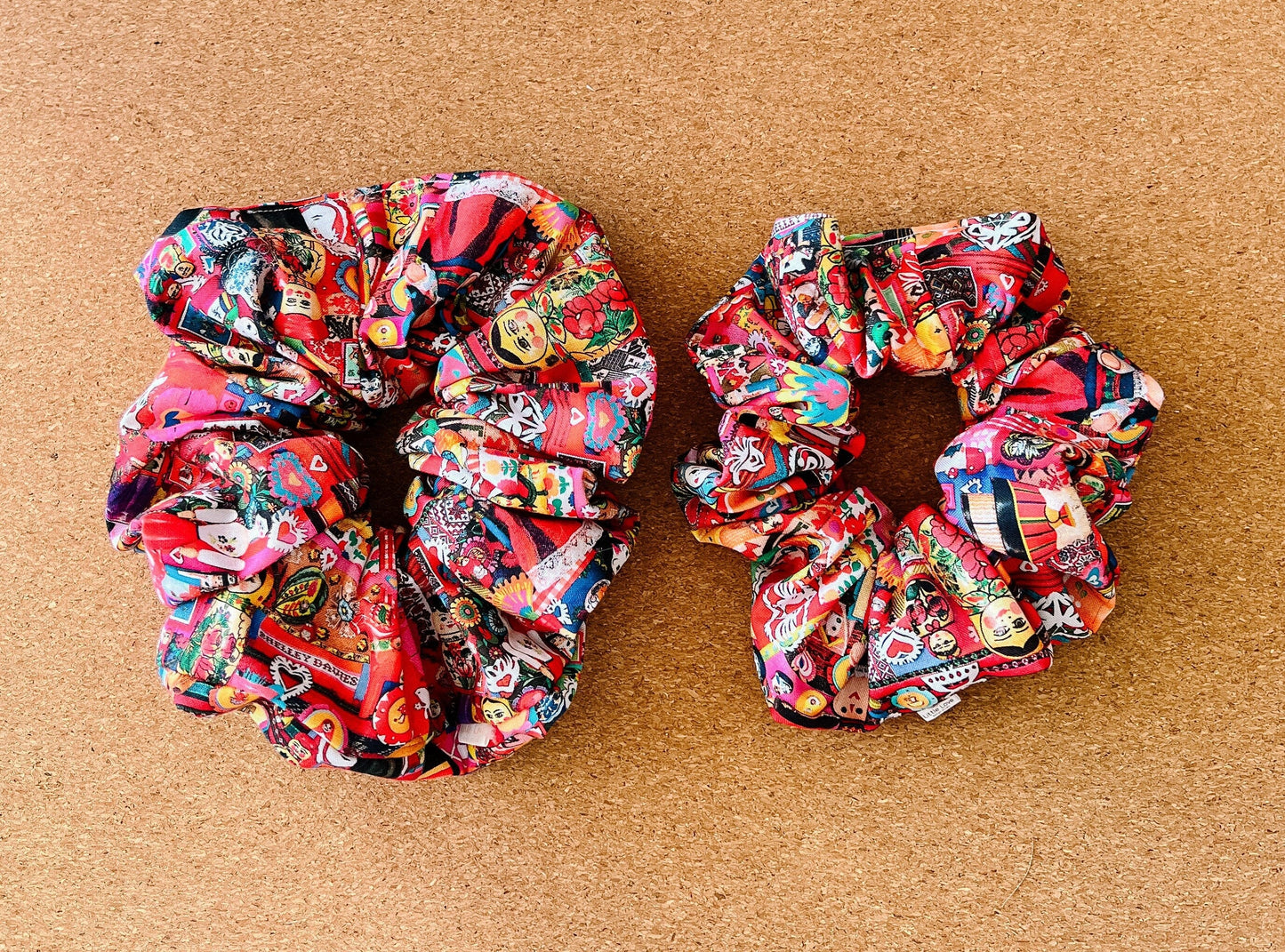 Babushka Scrunchie | XL scrunchies | gift's for her | Babushka doll | birthday present