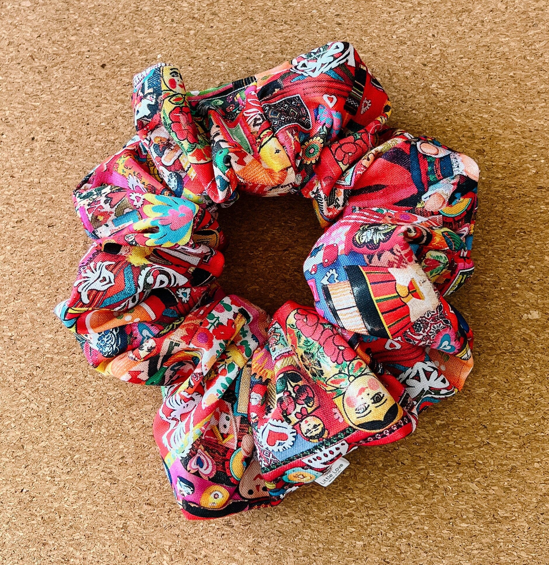 Babushka Scrunchie | XL scrunchies | gift's for her | Babushka doll | birthday present