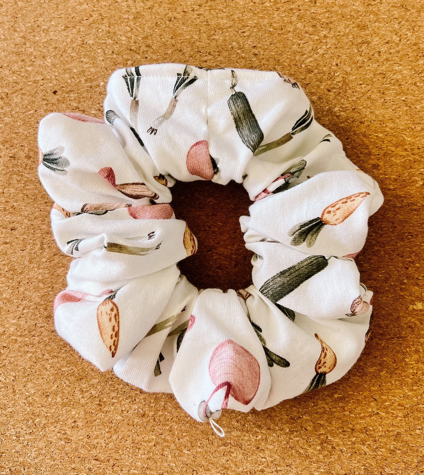 Vegetables Scrunchie | XL scrunchies | gardening | vegetable garden | hair accessories