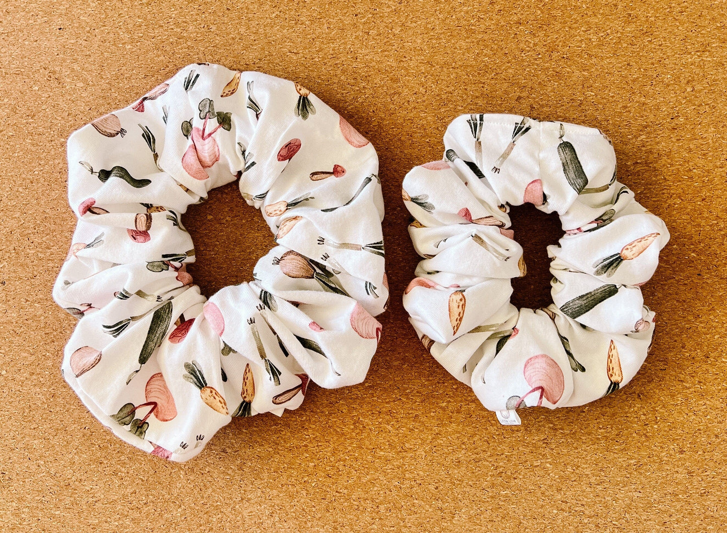 Vegetables Scrunchie | XL scrunchies | gardening | vegetable garden | hair accessories