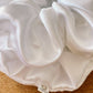 White Satin Scrunchie | XL scrunchie | bridesmaids gift | bridal shower | mothers day gift