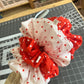 Valentine Hearts Scrunchie | Valentines Day | XL scrunchie | Valentines gift | gift's for her | Hearts