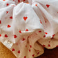 Valentine Hearts Scrunchie | Valentines Day | XL scrunchie | Valentines gift | gift's for her | Hearts