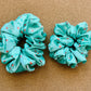 Easter tulips Satin Scrunchie