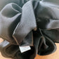 Black Satin Scrunchie I XL scrunchie I bridal party I wedding style | gift's for her