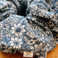 Vintage Garden Floral Scrunchie I mini me I XL scrunchies I cottage core style I birthday gift |