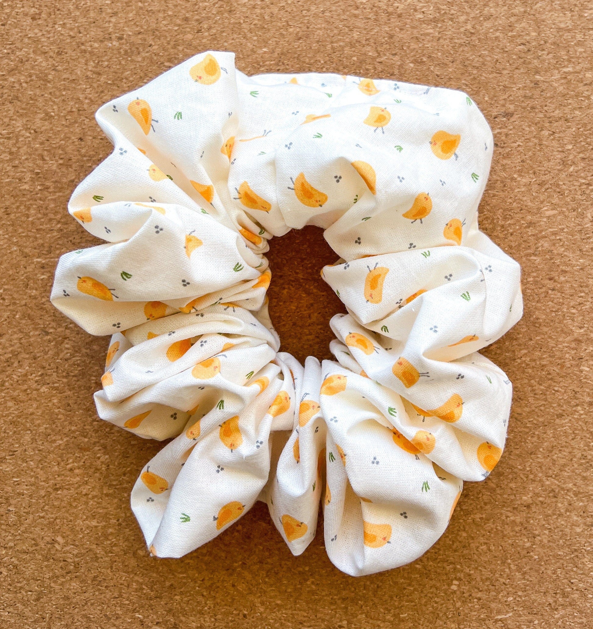 Birdy Scrunchie | XXL scrunchie | pretty scrunchies | organic cotton scrunchie | gift's for her