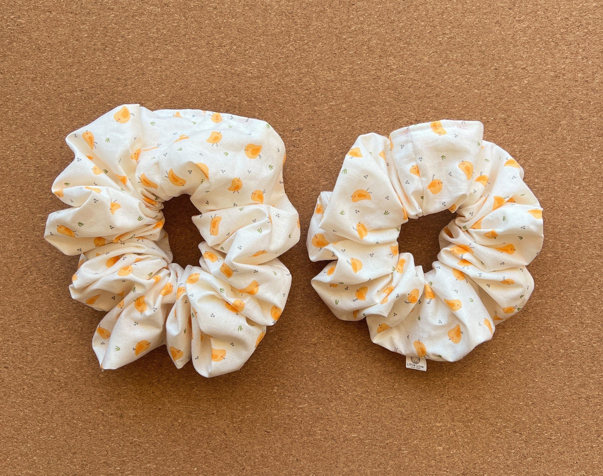 Birdy Scrunchie | XXL scrunchie | pretty scrunchies | organic cotton scrunchie | gift's for her