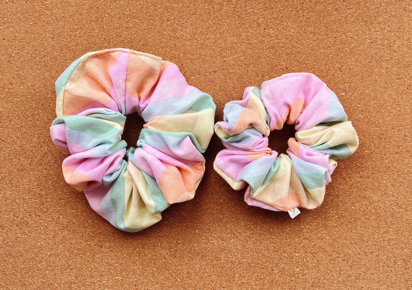 Rainbow Swirl Scrunchie | XXL scrunchie | hair scrunchies | scrunchies for girls | gift's for her