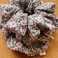 Vintage Florals Scrunchie I mini me I gifts for her I birthday gift's | organic cotton I XL scrunchie